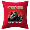Sofa cushion RED 50x50cm includes filling