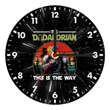 The Dadalorian, Wooden wall clock (20cm)