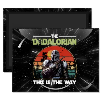 The Dadalorian, Ορθογώνιο μαγνητάκι ψυγείου διάστασης 9x6cm