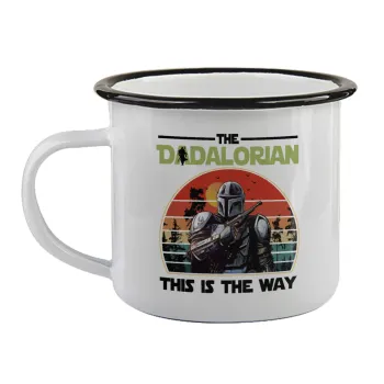 The Dadalorian, Κούπα εμαγιέ με μαύρο χείλος 360ml