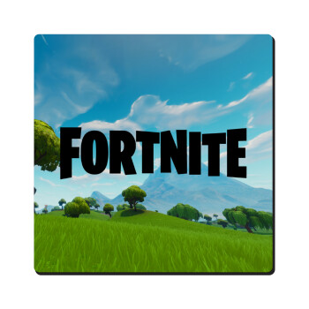 Fortnite landscape, Τετράγωνο μαγνητάκι ξύλινο 6x6cm