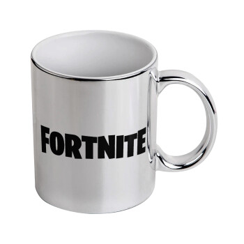 Fortnite landscape, Mug ceramic, silver mirror, 330ml