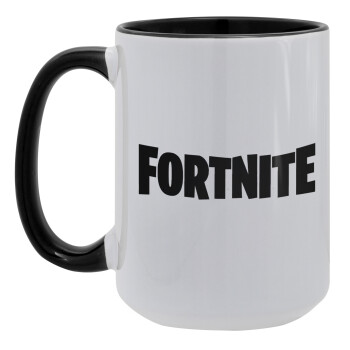 Fortnite landscape, Κούπα Mega 15oz, κεραμική Μαύρη, 450ml
