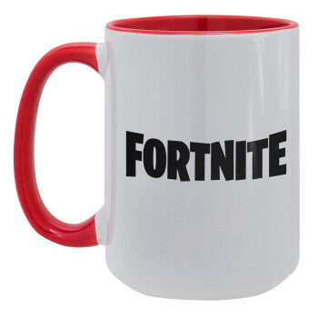 Fortnite landscape, Κούπα Mega 15oz, κεραμική Κόκκινη, 450ml