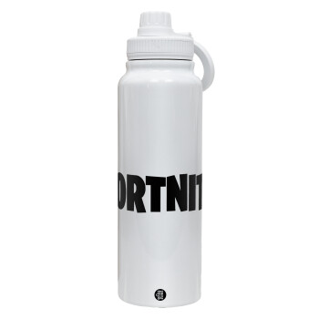 Fortnite landscape, Θερμός 1L Ανοξείδωτο με Βάση Κινητού & Διπλά Τοιχώματα