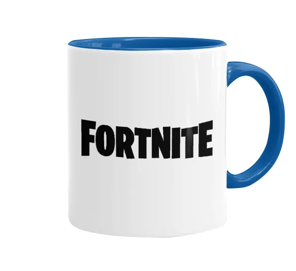 Fortnite landscape — Mug colored blue, ceramic, 330ml