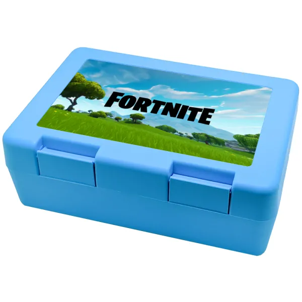 Fortnite landscape — Παιδικό δοχείο κολατσιού ΓΑΛΑΖΙΟ 185x128x65mm (BPA free πλαστικό)