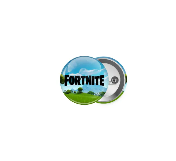 Fortnite landscape — Pin badge, 2.5cm
