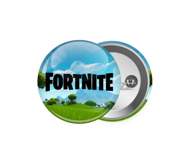 Fortnite landscape — Pin badge, 5.9cm