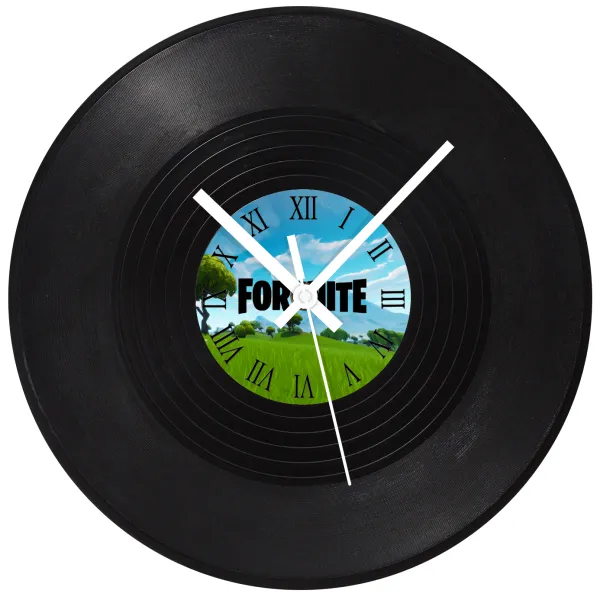 Fortnite landscape — Vinyl record wall clock (30cm)