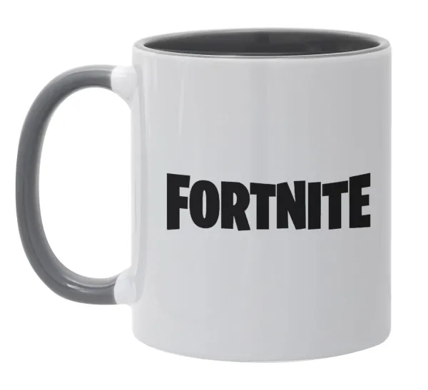 Fortnite landscape — Κούπα χρωματιστή γκρι, κεραμική, 330ml