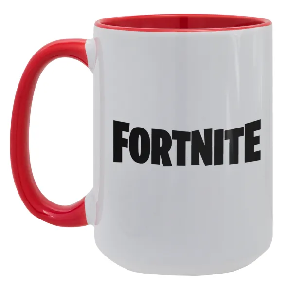 Fortnite landscape — Mega mug 15oz, red ceramic, 450ml