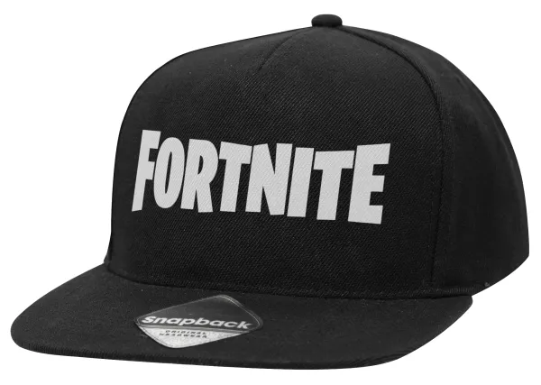 Fortnite landscape — Adult Flat Snapback Hat Black, (100% COTTON TWILL, ADULT, UNISEX, ONE SIZE)