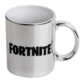 Fortnite landscape, Κούπα κεραμική, ασημένια καθρέπτης, 330ml
