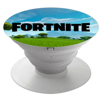 Fortnite landscape, Phone Holders Stand  Λευκό Βάση Στήριξης Κινητού στο Χέρι