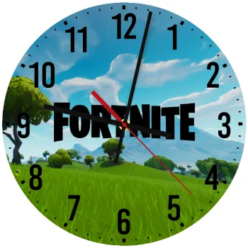 Fortnite landscape, Ρολόι τοίχου ξύλινο (30cm)