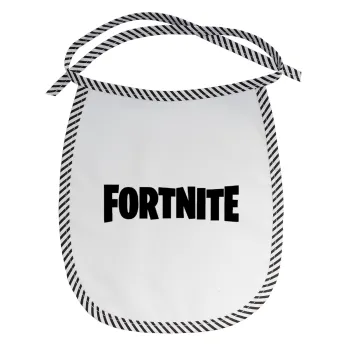 Fortnite landscape, Σαλιάρα μωρού αλέκιαστη με κορδόνι Μαύρη