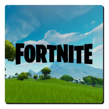 Fortnite landscape, Τετράγωνο μαγνητάκι ξύλινο 6x6cm