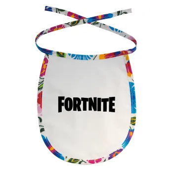 Fortnite landscape, Σαλιάρα μωρού αλέκιαστη με κορδόνι Χρωματιστή