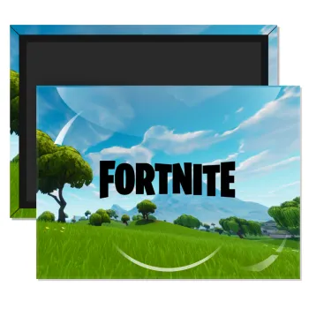 Fortnite landscape, Ορθογώνιο μαγνητάκι ψυγείου διάστασης 9x6cm