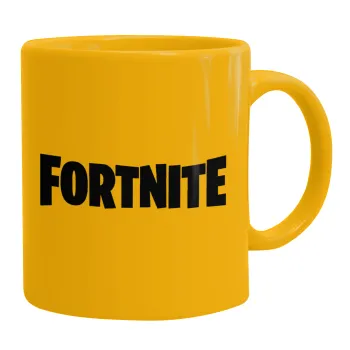 Fortnite landscape, Κούπα, κεραμική κίτρινη, 330ml
