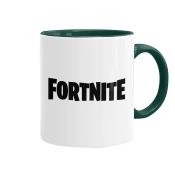 Fortnite landscape, Mug colored green, ceramic, 330ml
