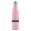 Μεταλλικό παγούρι θερμός Ροζ Ιριδίζον (Stainless steel), διπλού τοιχώματος, 500ml