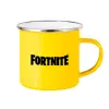 Yellow Enamel Metallic Cup 360ml