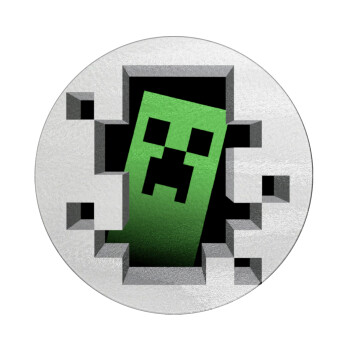 Minecraft creeper, Επιφάνεια κοπής γυάλινη στρογγυλή (30cm)