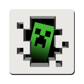 Minecraft creeper, Τετράγωνο μαγνητάκι ξύλινο 9x9cm
