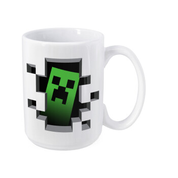 Minecraft creeper, Κούπα Mega, κεραμική, 450ml