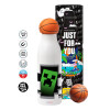 Bascetball Metal mug thermos, double wall, 550ml