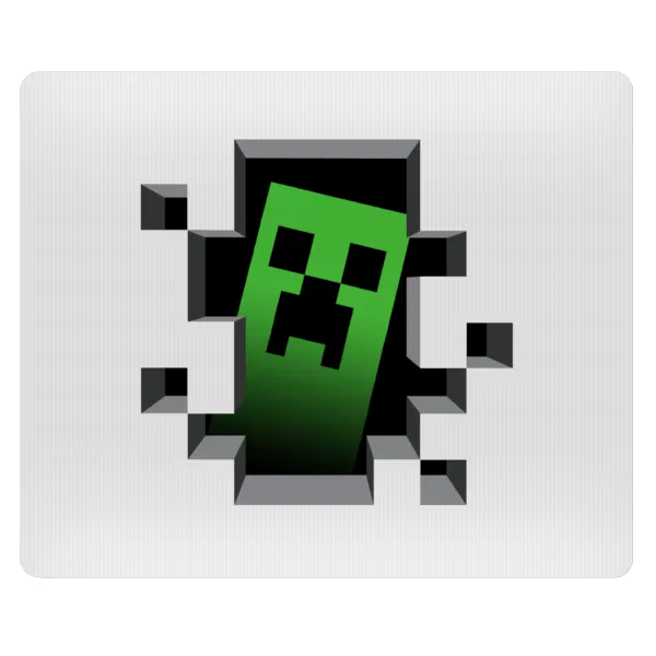 Minecraft creeper — Mousepad ορθογώνιο 23x19cm