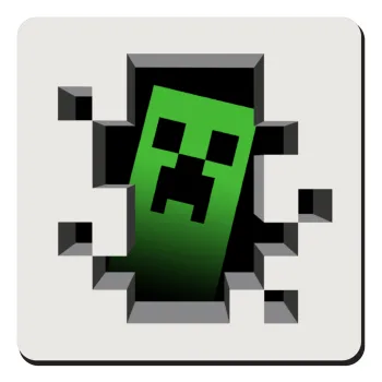 Minecraft creeper, Τετράγωνο μαγνητάκι ξύλινο 9x9cm