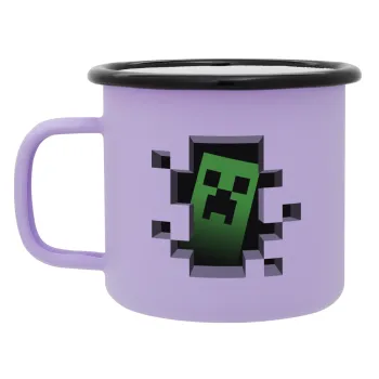 Minecraft creeper, Κούπα Μεταλλική εμαγιέ ΜΑΤ Light Pastel Purple 360ml