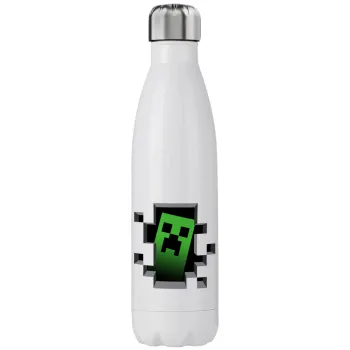 Minecraft creeper, Stainless steel, double-walled, 750ml