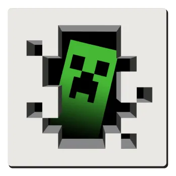 Minecraft creeper, Τετράγωνο μαγνητάκι ξύλινο 6x6cm