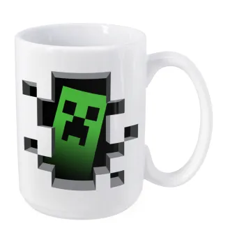 Minecraft creeper, Κούπα Mega, κεραμική, 450ml