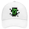 Καπέλο Ενηλίκων Baseball, Drill, Λευκό (100% ΒΑΜΒΑΚΕΡΟ, ΕΝΗΛΙΚΩΝ, UNISEX, ONE SIZE)