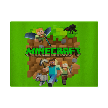 Minecraft characters, Επιφάνεια κοπής γυάλινη (38x28cm)