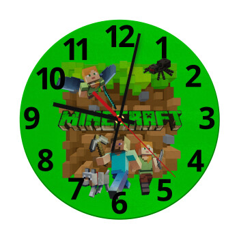 Minecraft characters, Ρολόι τοίχου γυάλινο (30cm)