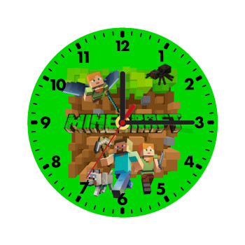 Minecraft characters, Ρολόι τοίχου ξύλινο (20cm)