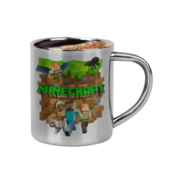 Minecraft characters, Κουπάκι μεταλλικό διπλού τοιχώματος για espresso (220ml)