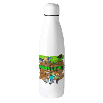 Minecraft characters, Metal mug thermos (Stainless steel), 500ml