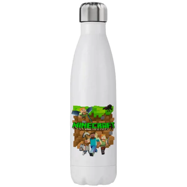 Minecraft characters — Stainless steel, double-walled, 750ml