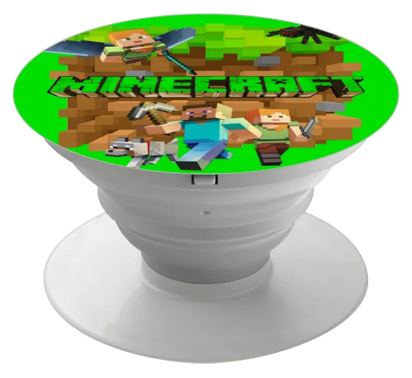 Minecraft characters — Phone Holders Stand  Λευκό Βάση Στήριξης Κινητού στο Χέρι