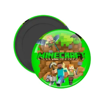 Minecraft characters, Μαγνητάκι ψυγείου στρογγυλό διάστασης 5cm