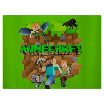 Minecraft characters, Επιφάνεια κοπής γυάλινη (38x28cm)