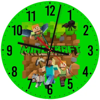 Minecraft characters, Ρολόι τοίχου ξύλινο (30cm)