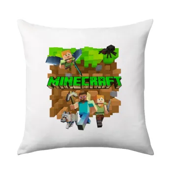 Minecraft characters, Sofa cushion 40x40cm includes filling